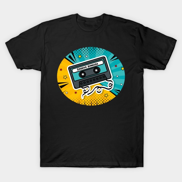 Cassete Tape Groove Armada T-Shirt by Buat Sore